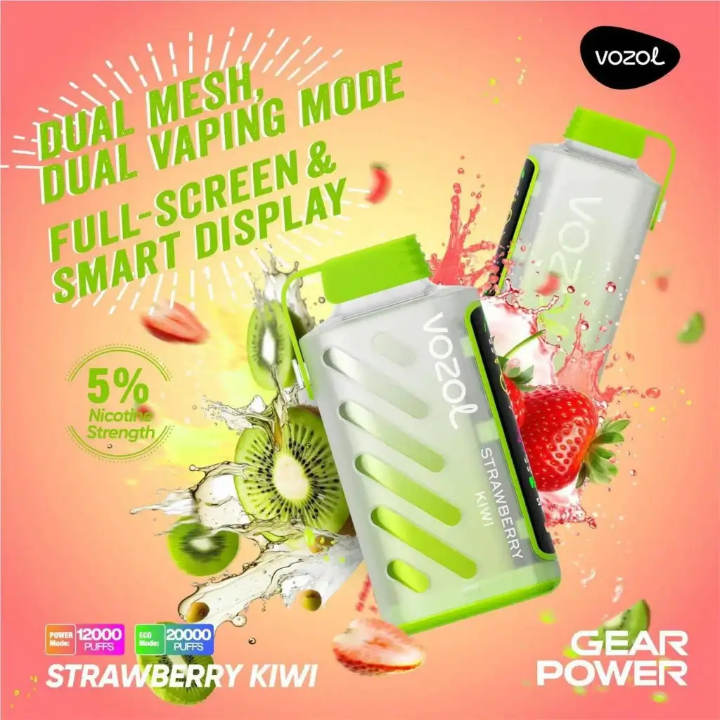 Vozol 20k puff - strawberry kiwi