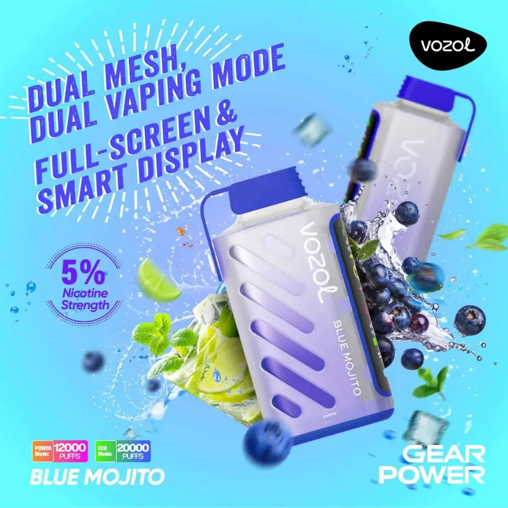 Vozol 20k puff - blue mojito