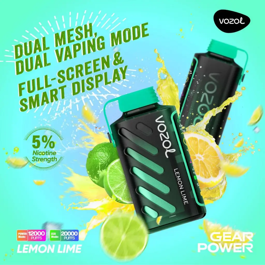 Vozol 20k puff - lemon lime